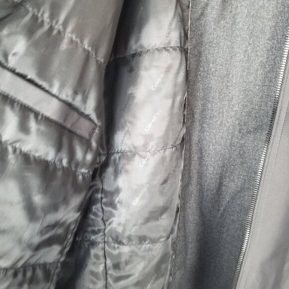 Men's Calvin Klein Black XXL Jacket Zip Up Harrington Bomber - Picture 7 of 10